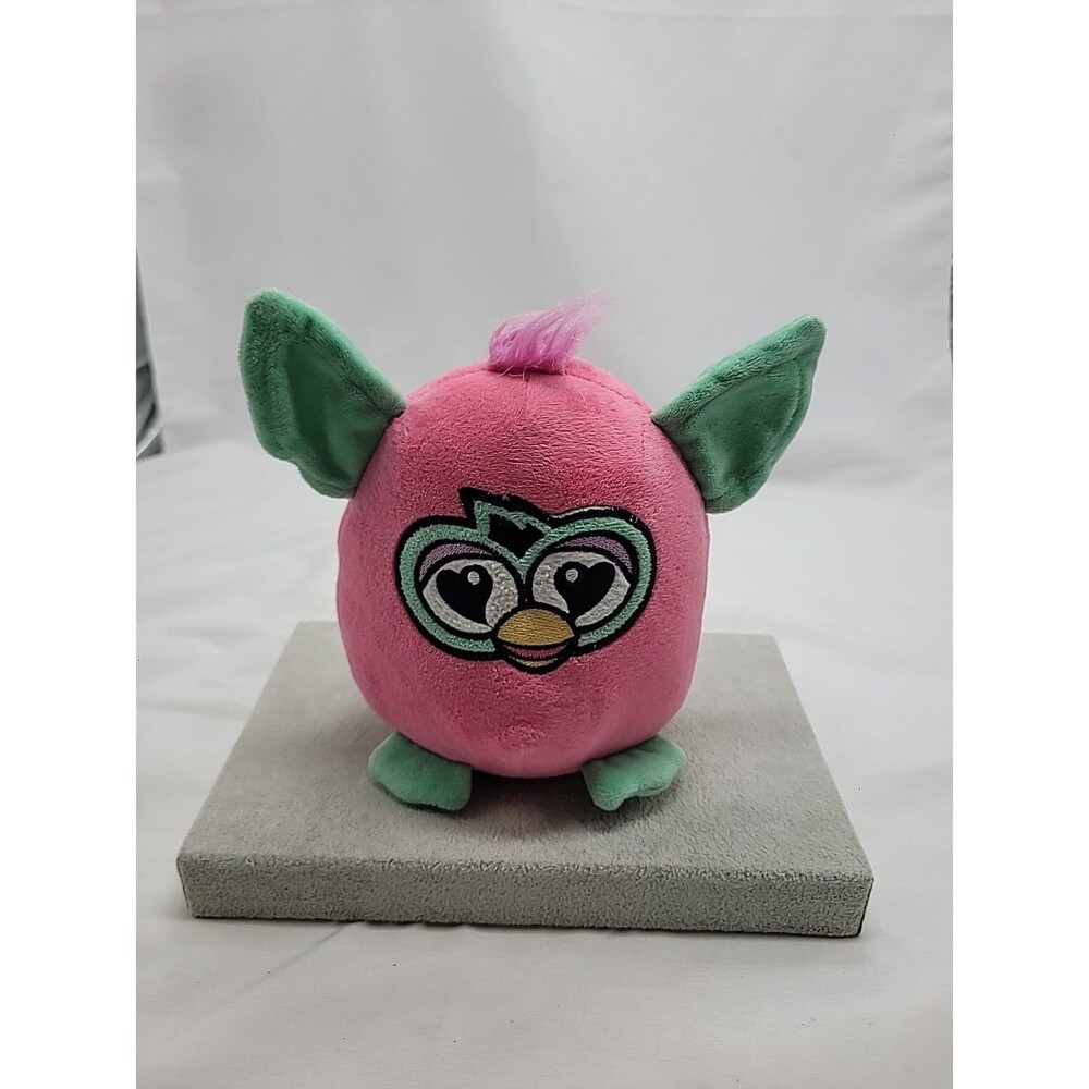 Toy Factory Pink Green Furby Plush 7" Stuffed Animal Soft Toy 2017